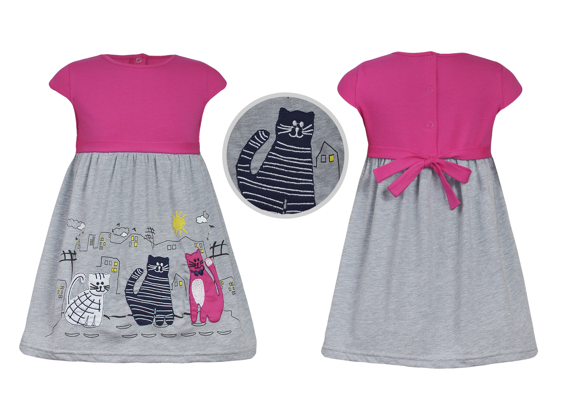 модная детская одежда 11-97-7 платье для девочки